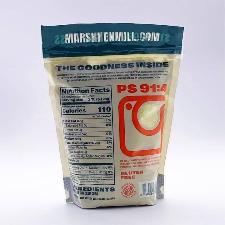 Marsh Hen Mill - Wholesale Cornmeal - Yellow Cornmeal 1.5 lb (12 Pack Case)2