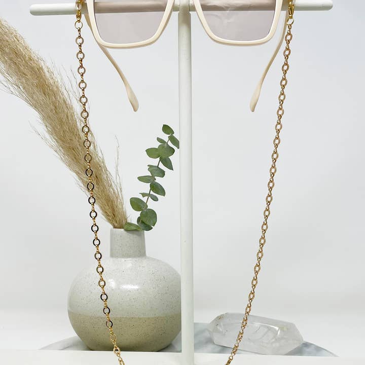 Crystal Plated Eye and Sun Glasses Chain for wholesale by Subject II Change