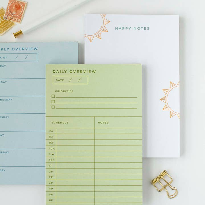 Line & Kind Paper Co. - Vendita all'ingrosso Bloc notes - Panoramica giornaliera Blocco note4