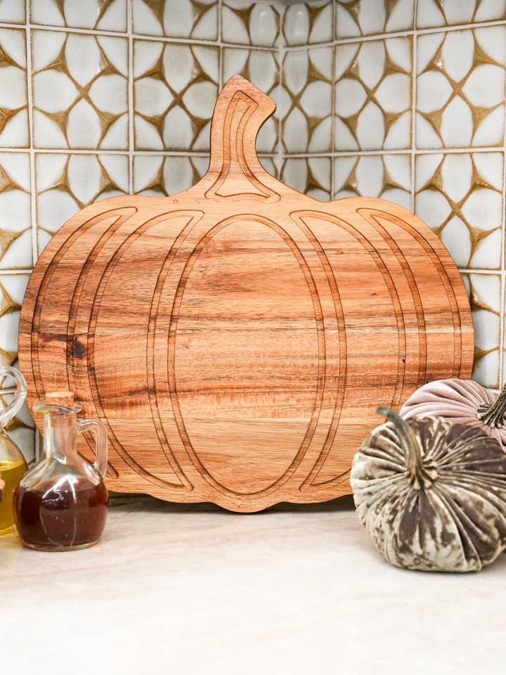 Holiday Charcuterie Board | Pumpkin for wholesale by Tin Roof Kitchen & Home