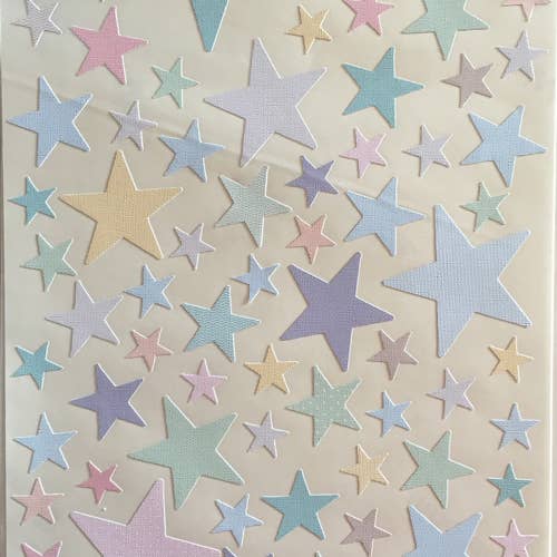 minimoi – Großhandel Wanddeko - Kind & Baby – Sticker Sterne Pastellfarben3