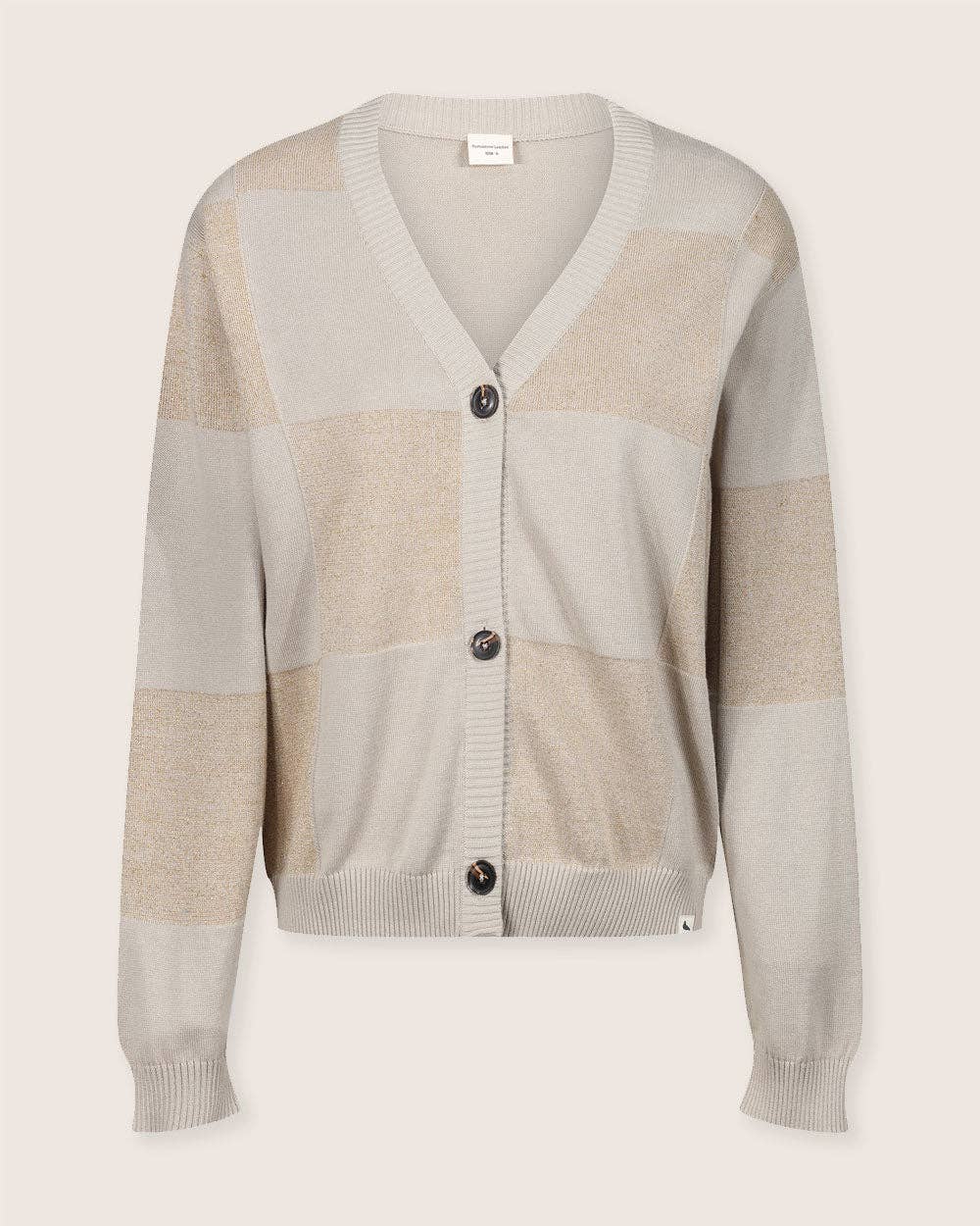 Multi Agnes Checkered Knit Cardigan for wholesale on Faire1