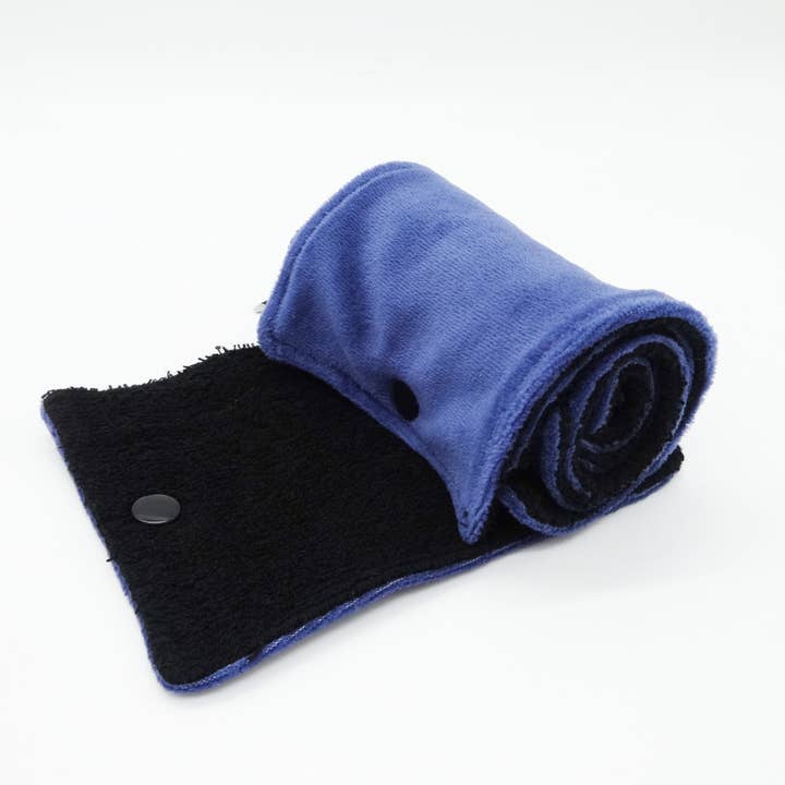 EcologiQ - Wholesale Toilet Paper - Washable toilet paper - 5 rectangles - Midnight Blue2