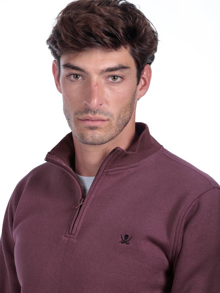 The Time of Bocha - Wholesale Sweatshirt - Men's - Men's Half-Zip Sweatshirt The Time Of Bocha MAQUILLA2