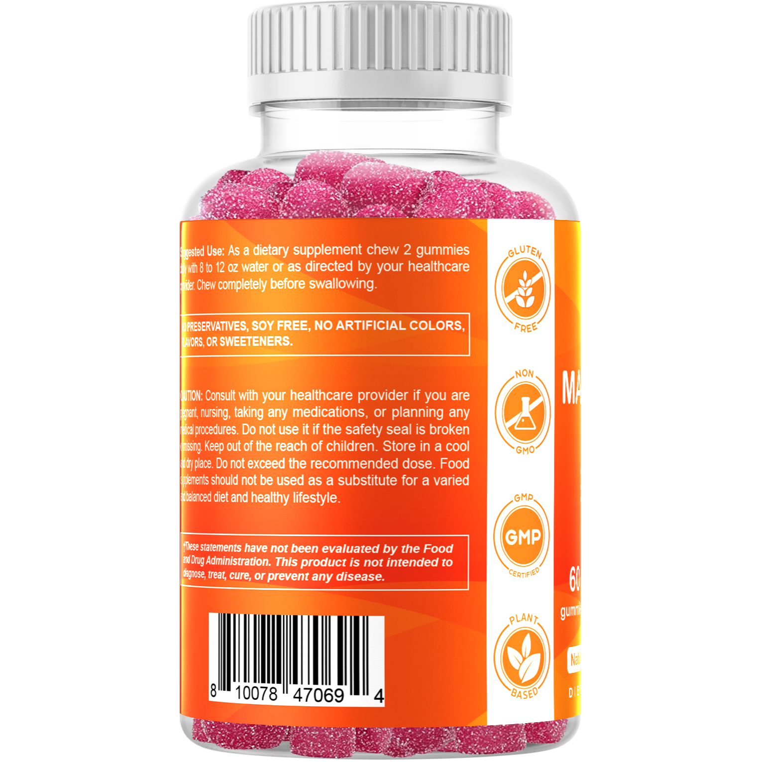 Vitamatic - Wholesale Oral Supplement/Vitamin - Vitamatic Magnesium Citrate Gummies 600mg per Serving9
