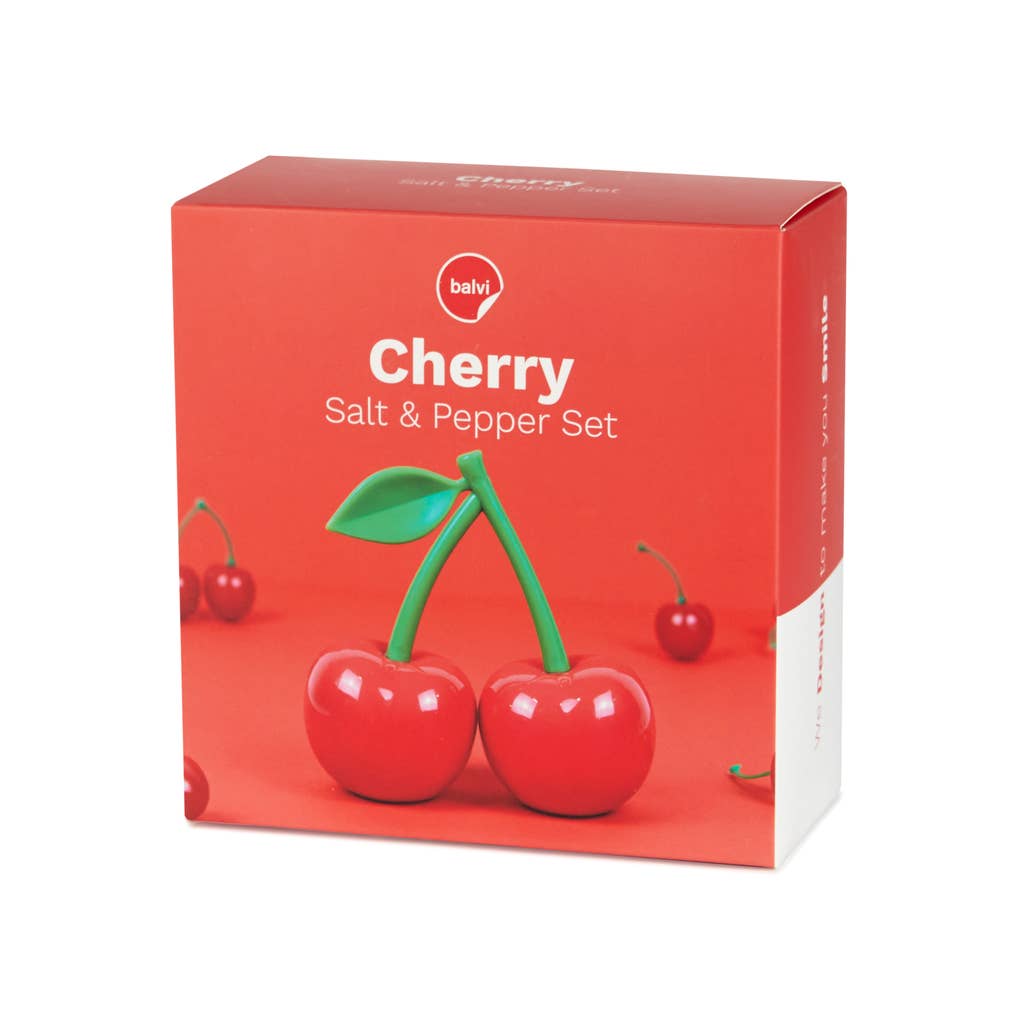 Balvi - Wholesale Salt & Pepper Shaker Set - Salt & pepper set, Cherry, red, plastic3