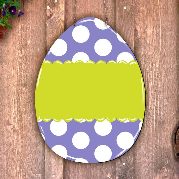 Outdoor Metal Art Easter Egg for wholesale by Steel Southern Designs