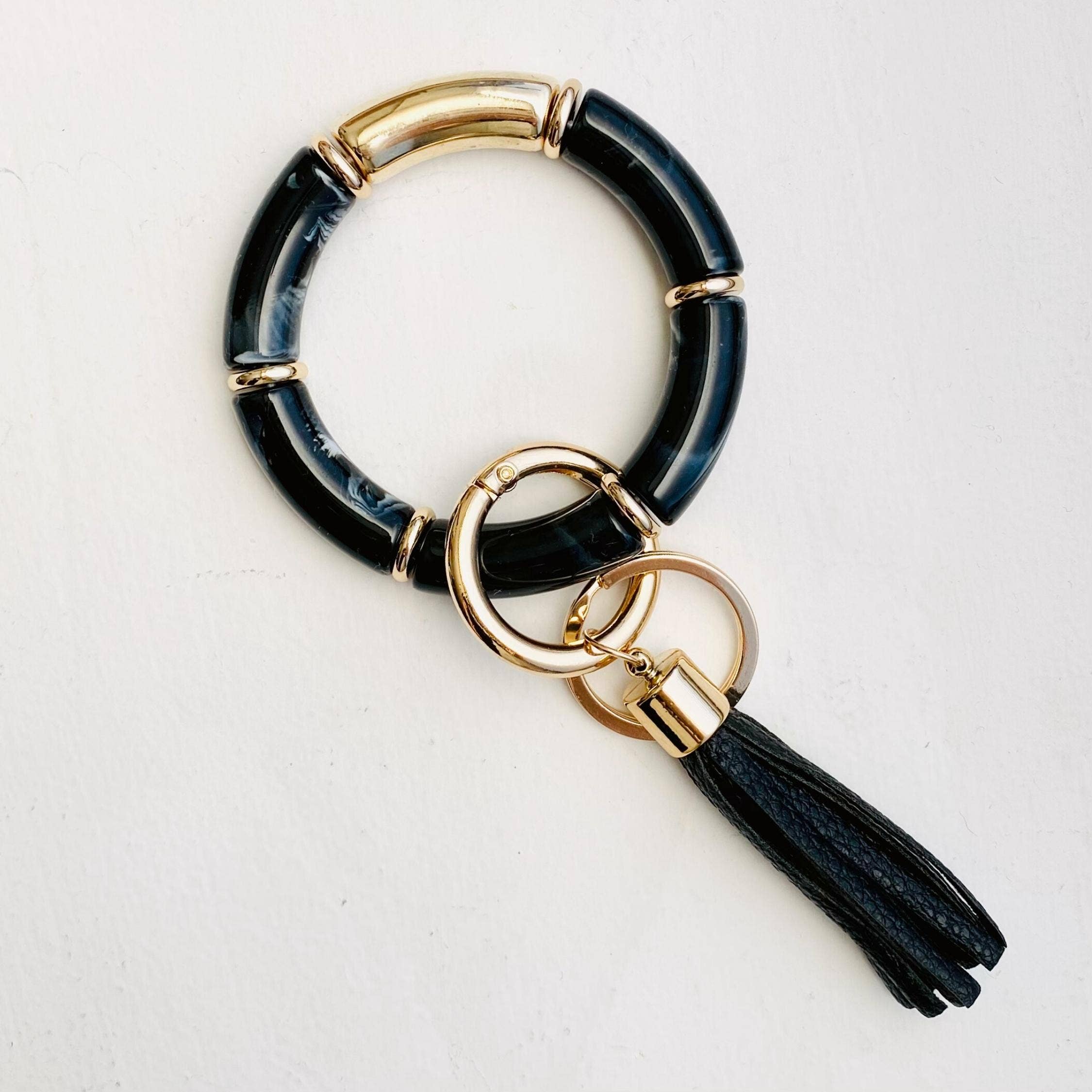 Tiny Gift Society - Wholesale Keychain Bracelet - Tube Bracelet Bangle Keychain | Bamboo Wristlet Key Ring12