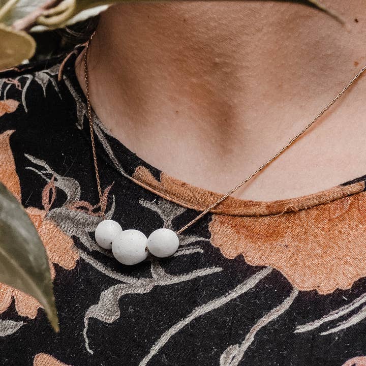 Gemma Clay Bead Necklace for wholesale by Juniper & Jericho