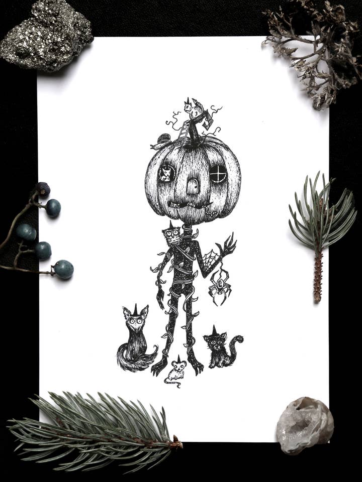 Impresión de cabeza de calabaza para venta al por mayor de ScreamPrintShop