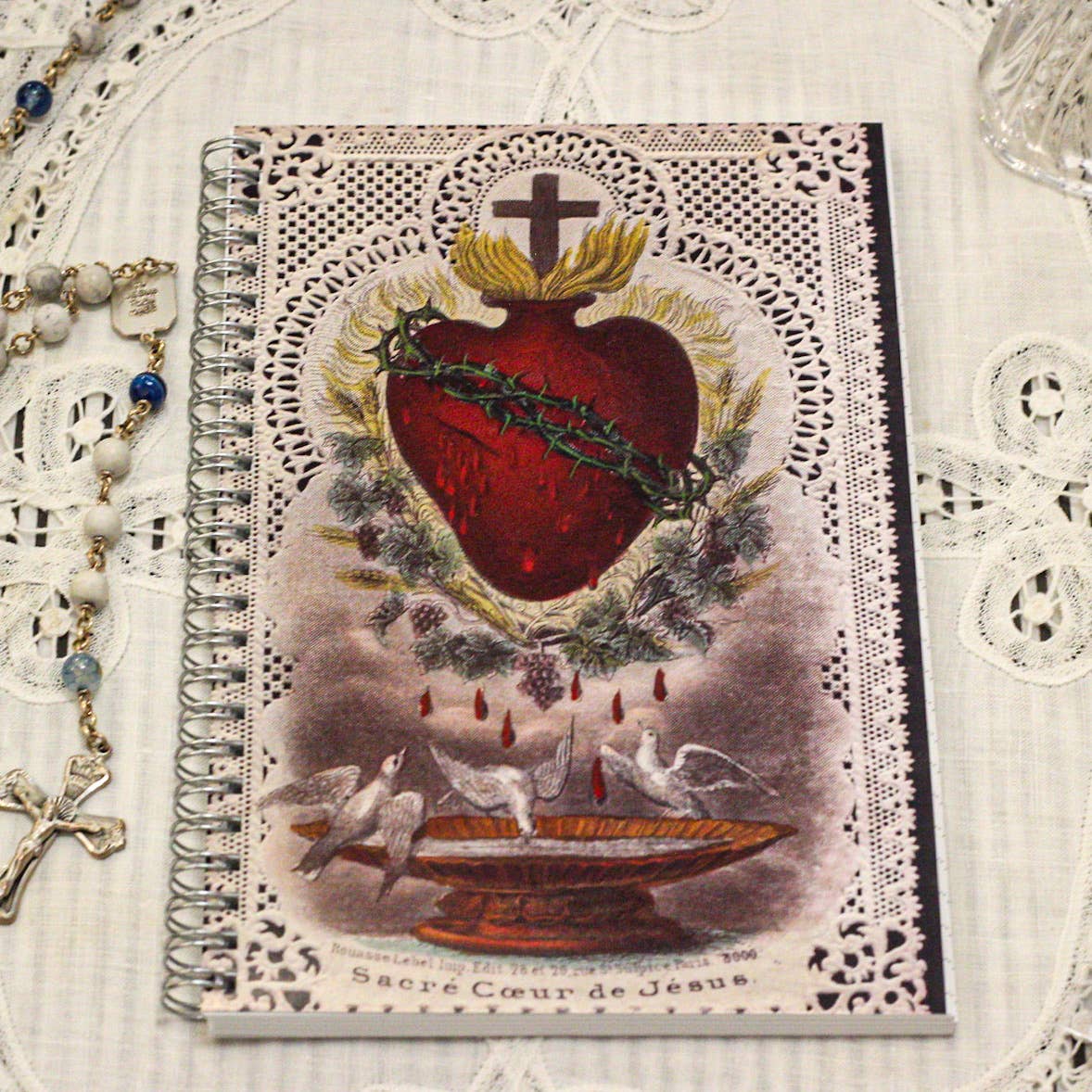 The Retro - a Full of Grace USA Company - Wholesale Journal/Diary - Sacred Heart of Jesus/Bouasse Journal5