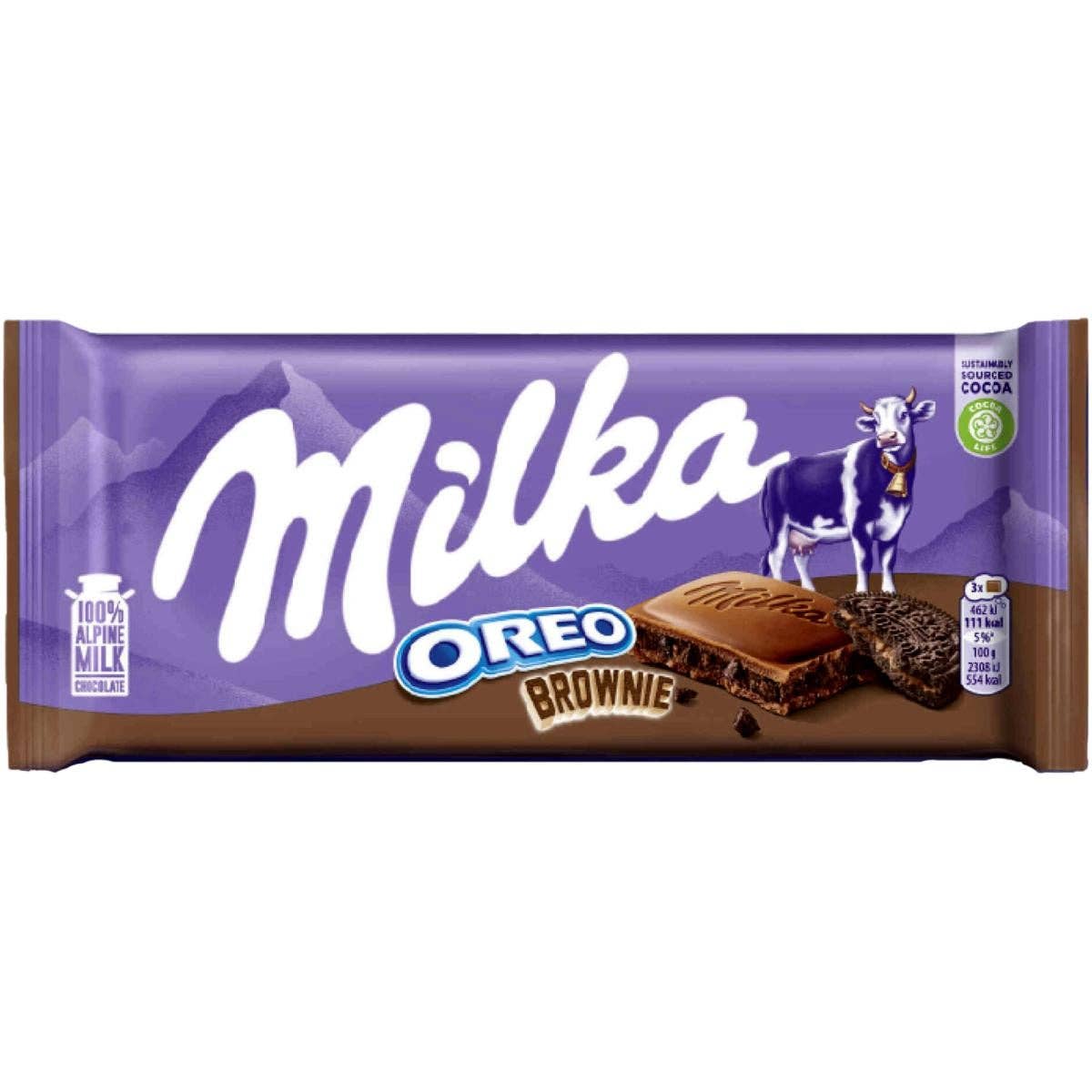 Global Bite Co - Wholesale Chocolate Bar - Milka Oreo Brownie 100g (European)1
