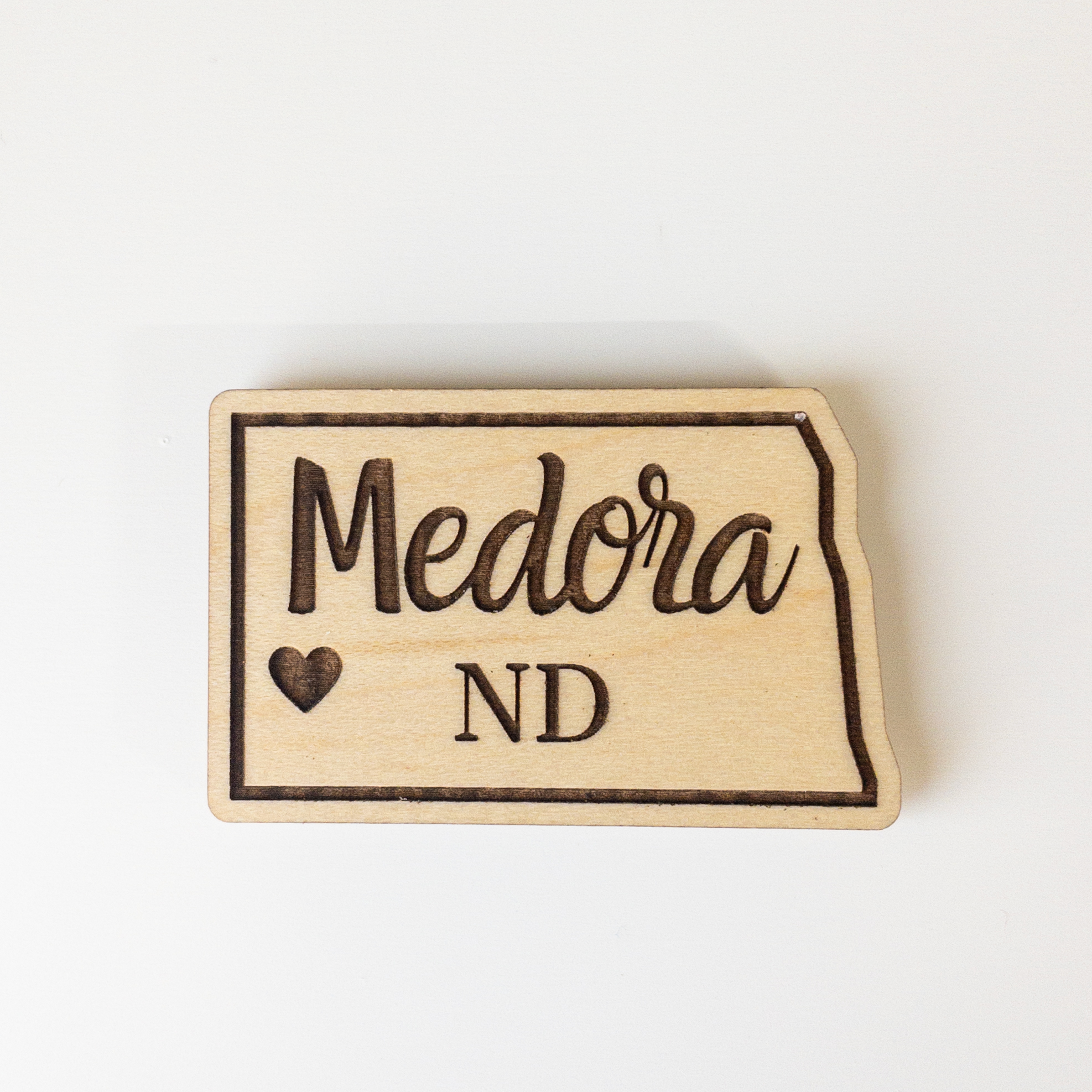 Girl Ran Away With the Spoon - Wholesale Magnet - Custom Engraved Wood Magnets0