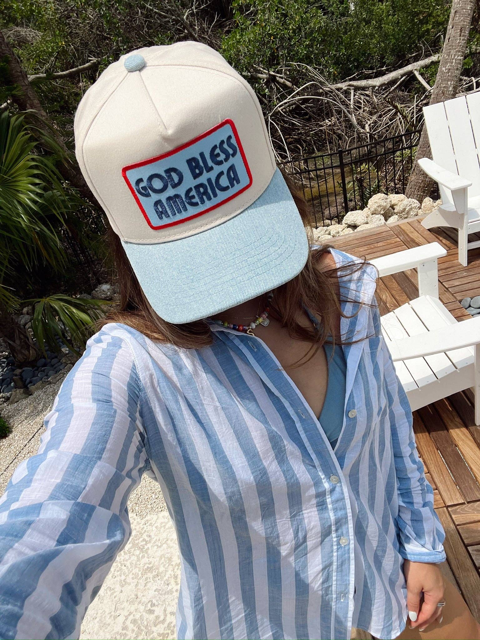 KENZKUSTOMZ - Wholesale Trucker Hat - Unisex - God Bless America - Vintage Trucker Hat3