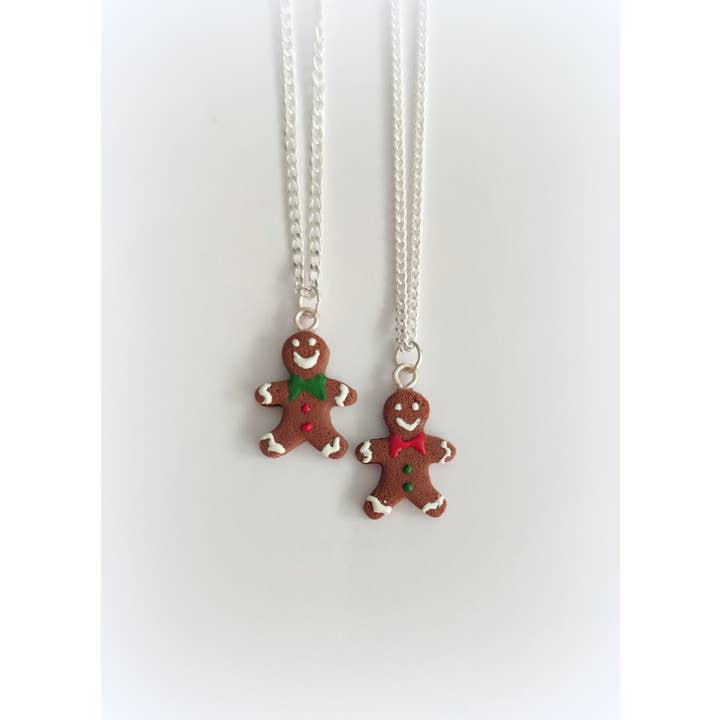 Polymer ler honningkager Cookie mand halskæde for engroshandel hos Sweets & Pearls