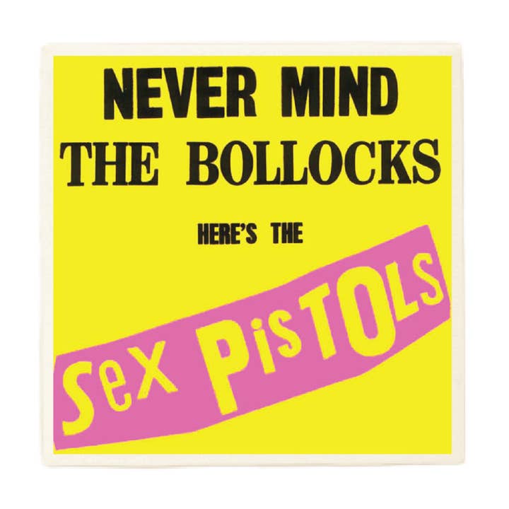Sex Pistols Never Mind the Bollocks ... Album Coaster for wholesale by Lucky Mfg. Co.