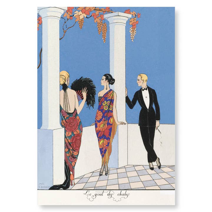 LE GOÛT DES CHALES (1923): Vintage kunstdruk voor wholesale door Ezen Trade