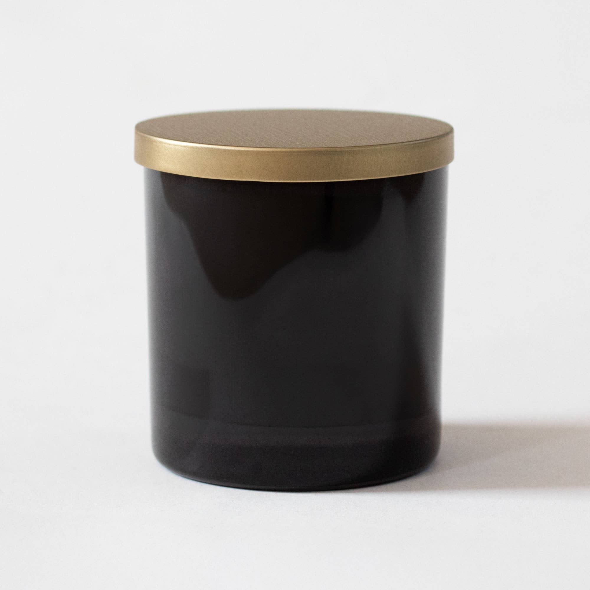 GP Candle Co. - Vendita all'ingrosso Candela in vasetto - Candela Nera da 9 oz. Senza Etichetta con Coperchio Dorato - Confezione da 24