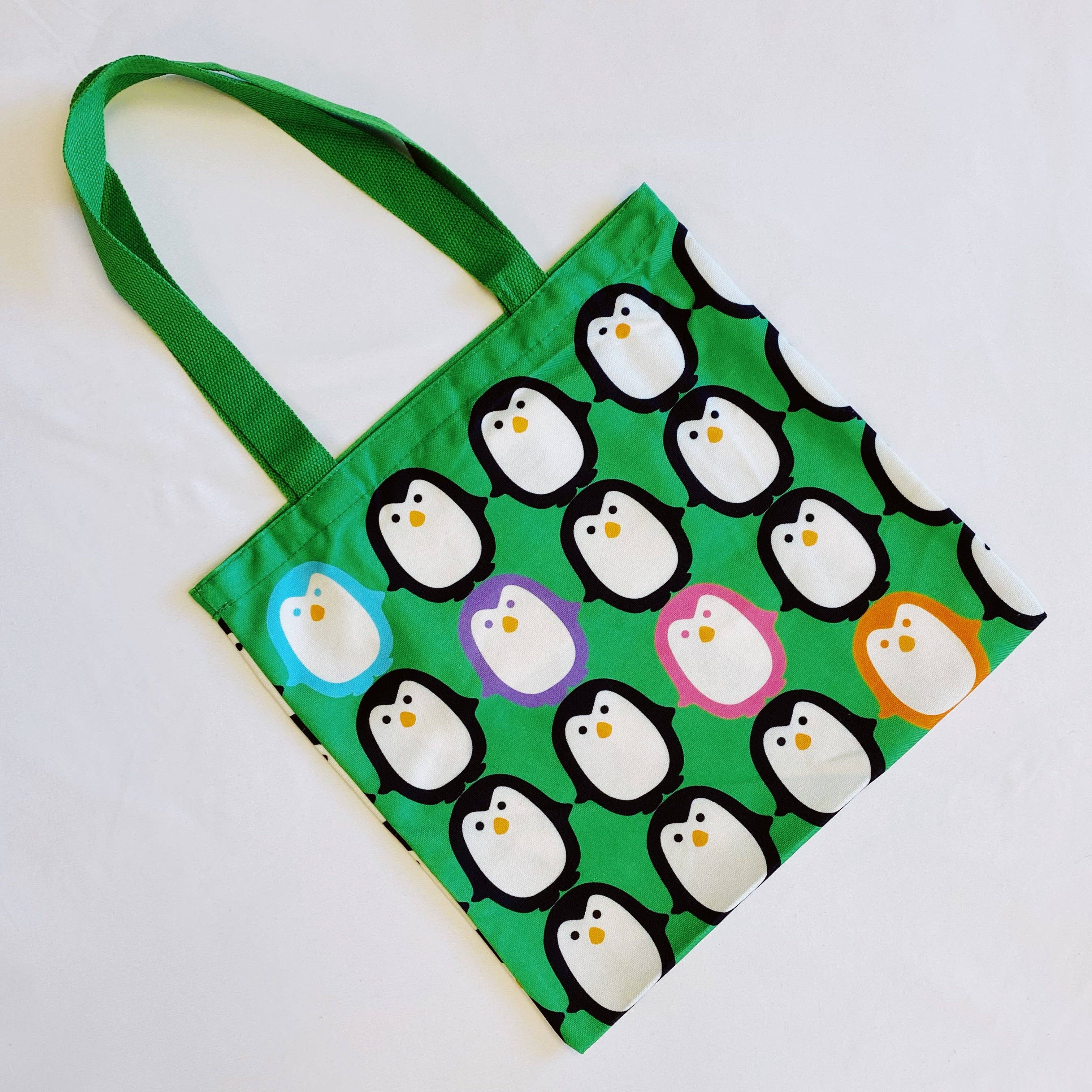 Ellison+Young - Wholesale Tote Bag - Women's - Let’s Hold Hands Penguin Canvas Tote6
