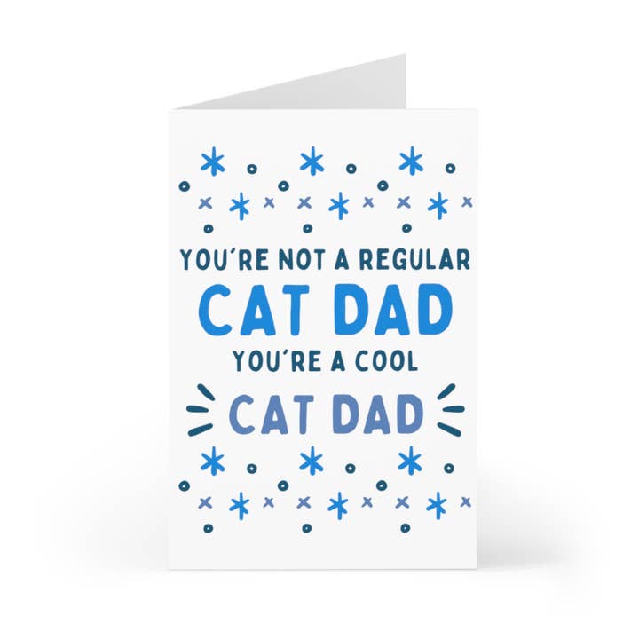 R is for Robo - Wholesale Father's Day Card - Fathers Day Card from the Cat Funny Cat Dad Gifts Cat Lover1