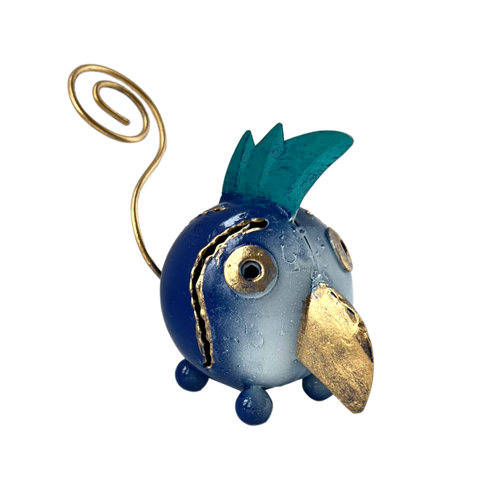 VIE - Venta al por mayor Figura decorativa - Extravagante animal de cola rizada de metal, aproximadamente 8 x 7 x 4 cm40