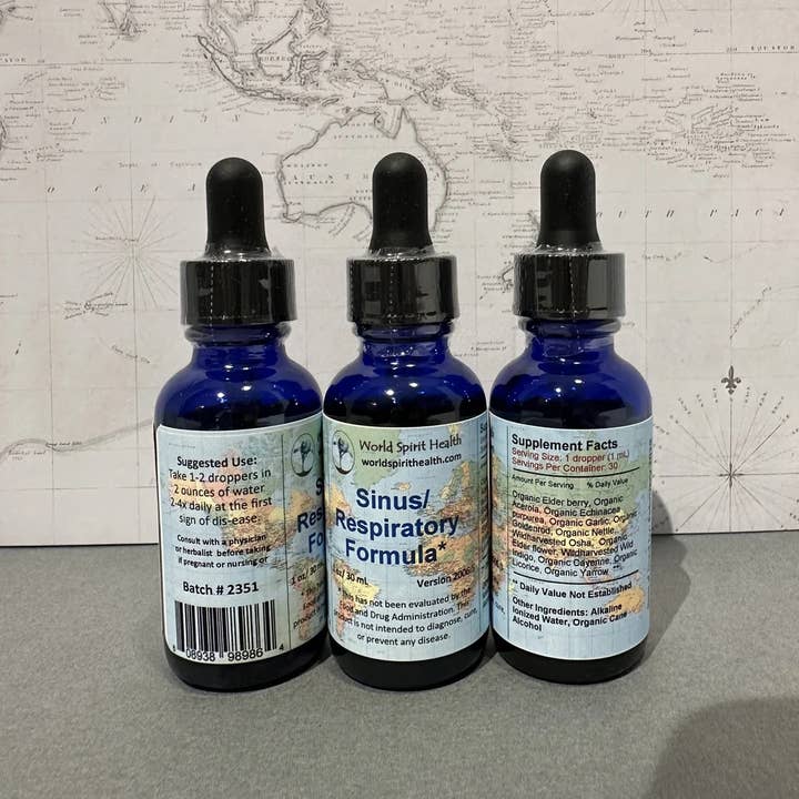 Sinus / Respiratory Formula for wholesale by World Spirit Botanicals