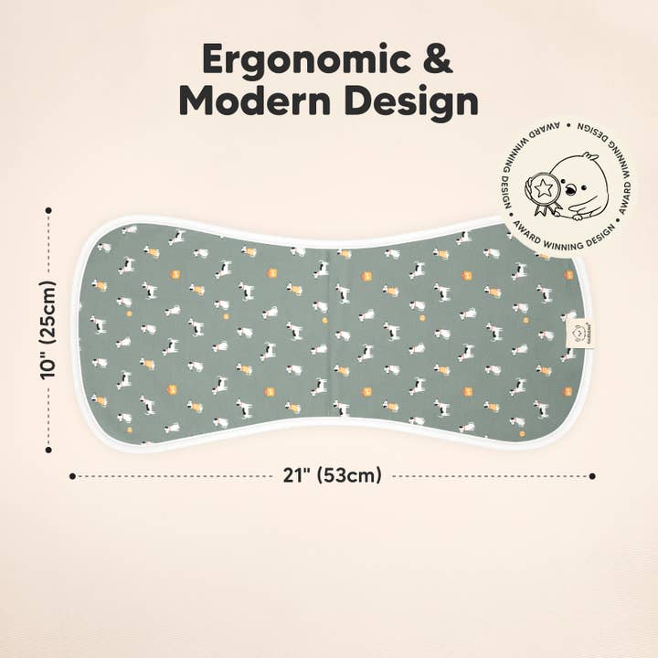 Pets Paws KeaBabies 5-Pack Urban Burp Cloths for wholesale on Faire1