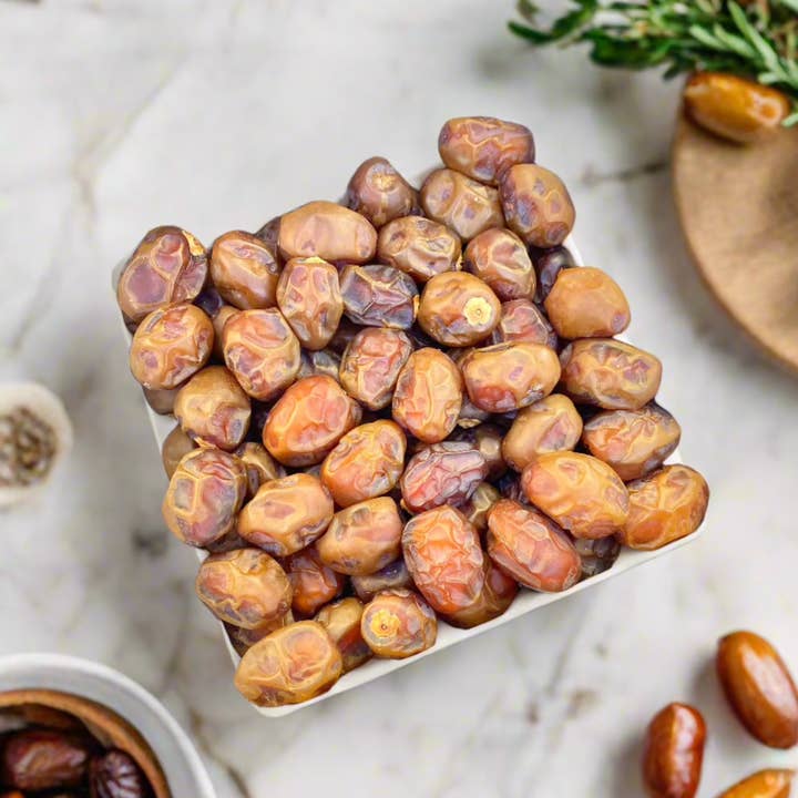 Organic Barhi Dates Box for wholesale by Coachella's Best Organic Dates
