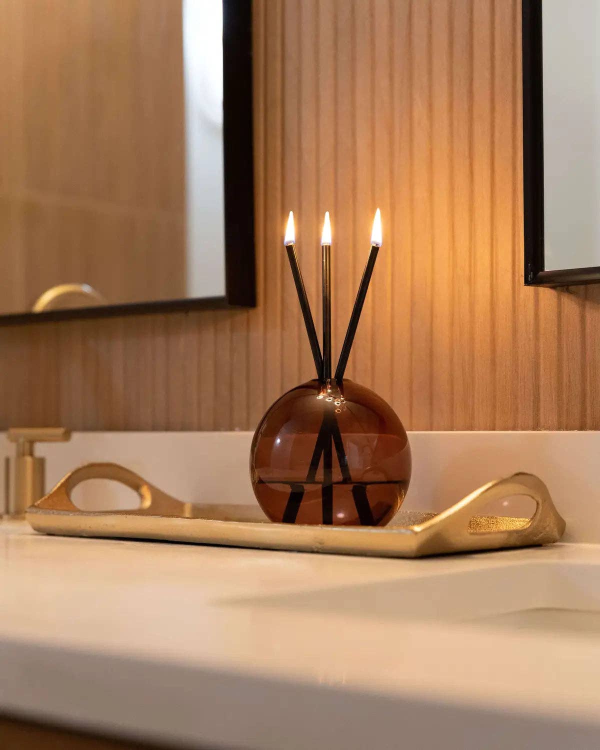 Everlasting Candle - Wholesale Vase - Neva Vase, Prairie Dust [x6] --WHOLESALE4