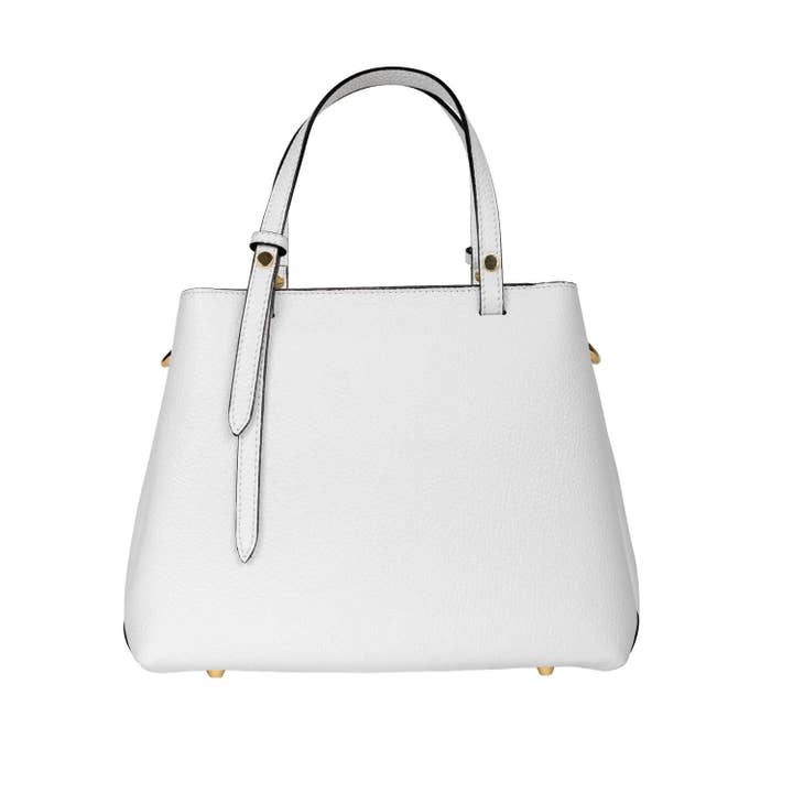 Sac à main Enja blanc pour la vente par Shirin Sehan