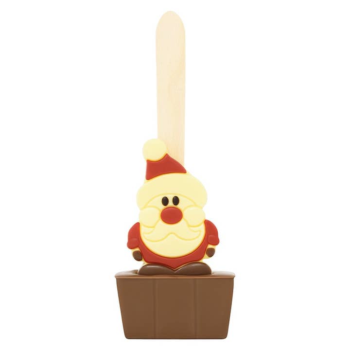 Cocoba - Wholesale Hot Cocoa Spoon - Christmas Santa Milk Chocolate Hot Chocolate Spoon1