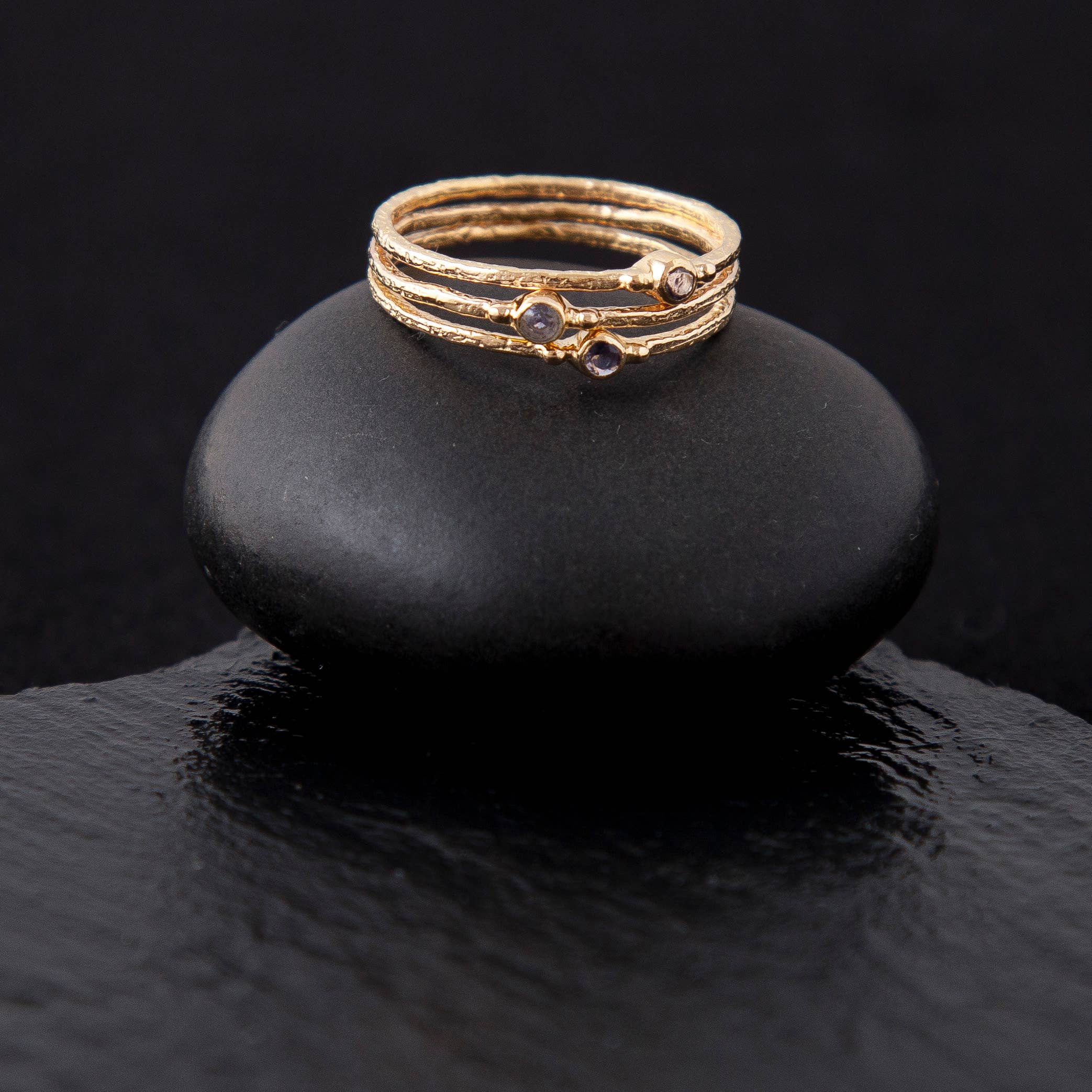 Baizaar – Großhandel Schmucksets – Vergoldetes Stapler-Set0