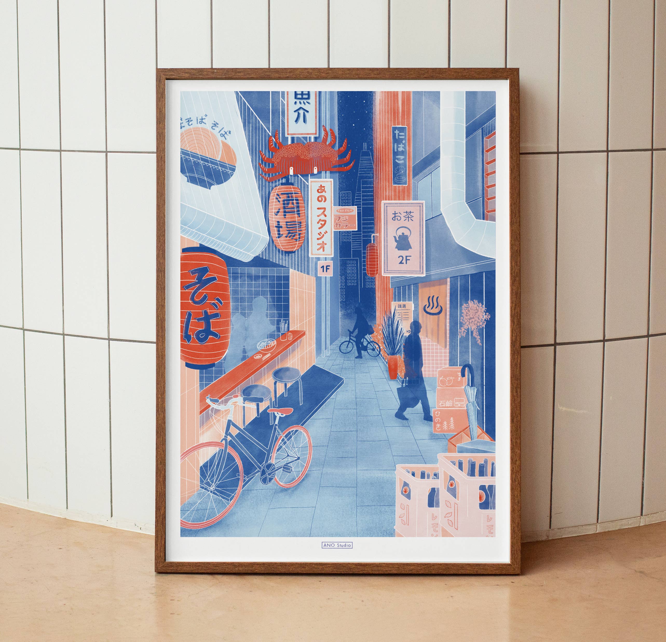 ANO Studio – wholesale Art print – A3 Yokocho Art Print