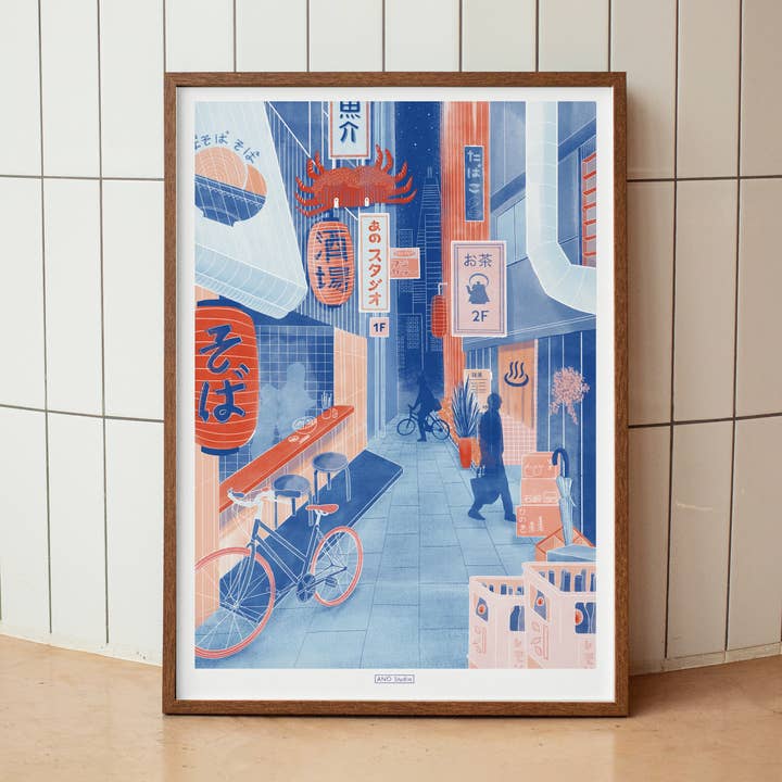 ANO Studio – wholesale Art print – A3 Yokocho Art Print0