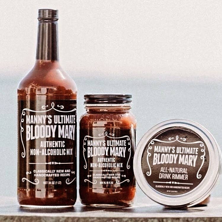 Manny's Ultimate Mixes - Wholesale Cocktail Mix/Syrup - 1L MANNY'S ULTIMATE BLOODY MARY AUTHENTIC NON-ALCOHOLIC MIX4