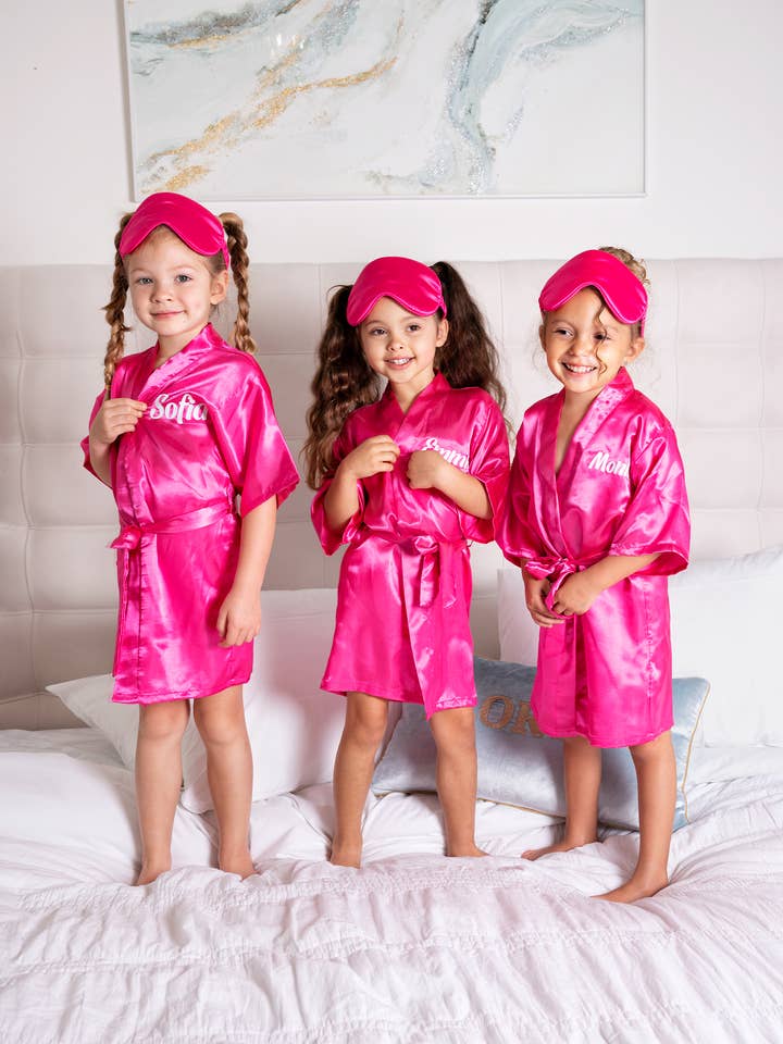 Sisters G Kids – wholesale Robe – Kids – Kids satin robes