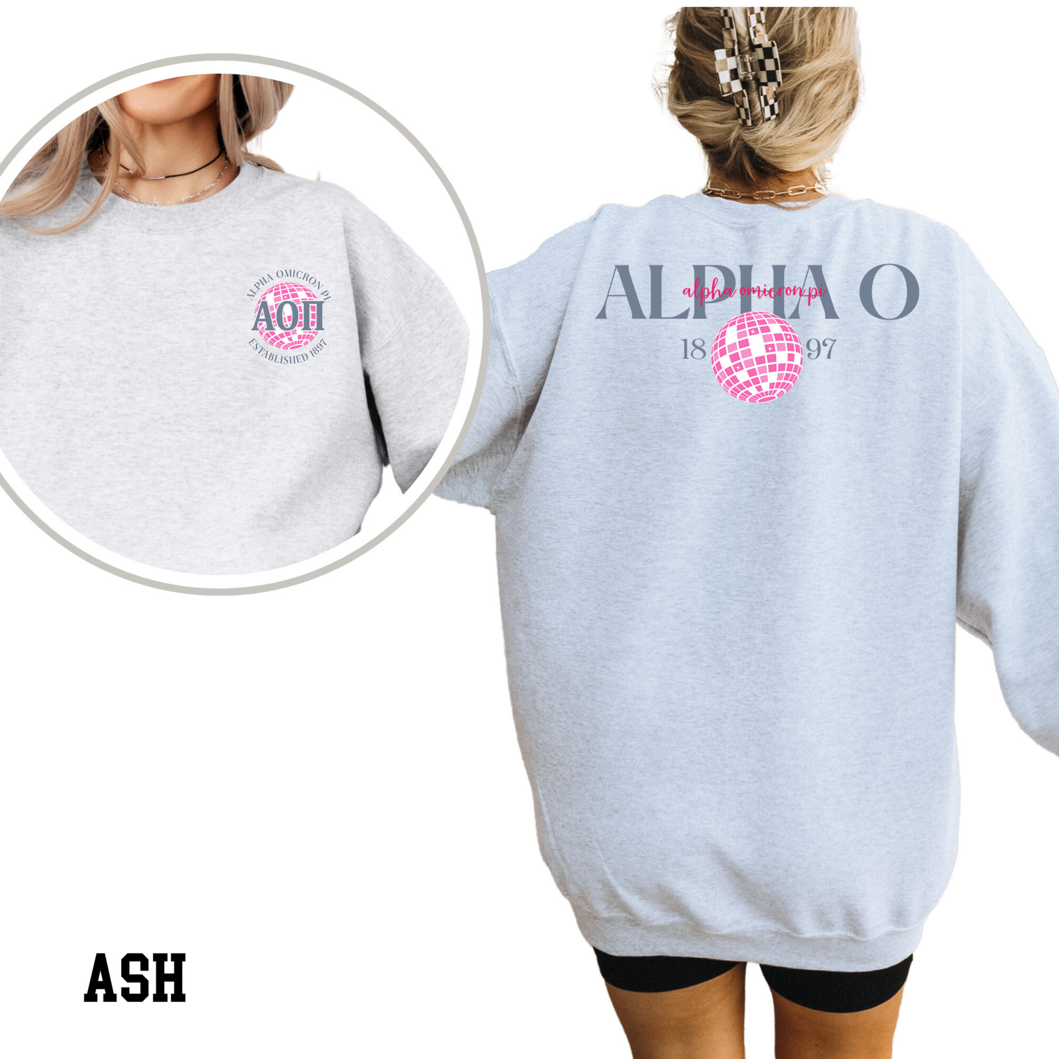 Kite and Crest - Wholesale Graphic Sweatshirt - Women's - Disco Sorority Sweatshirt3