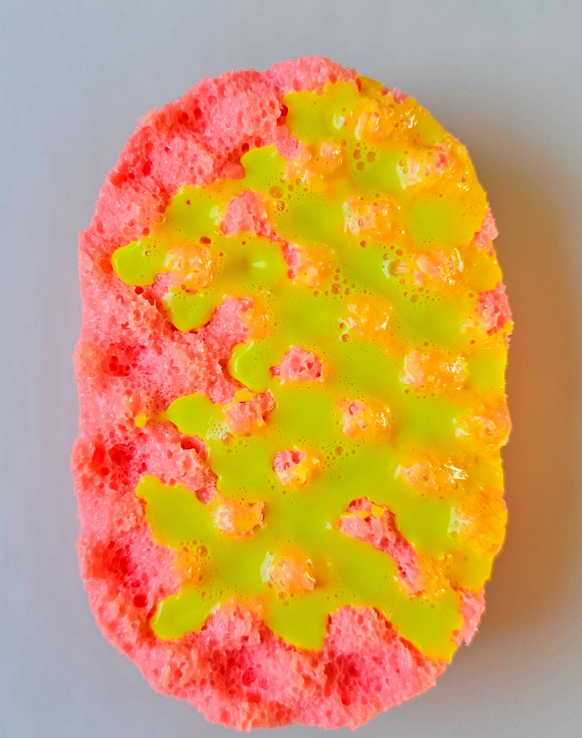 BeBold Eire - Wholesale Bath Pouf/Sponge - Peach skin & coconut soap sponge1