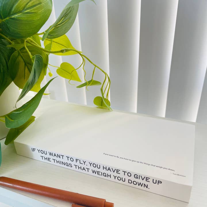 Toni Morrison Quote Notepad for wholesale by CheerNotes Greeting Cards & Stationery