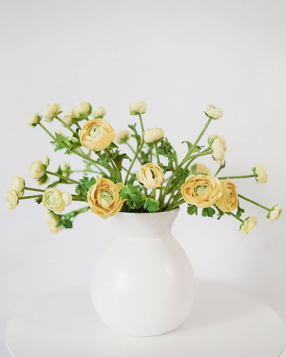 Prestige Botanicals - Wholesale Artificial Flowers - Real Touch Yellow Ranunculus 22”1