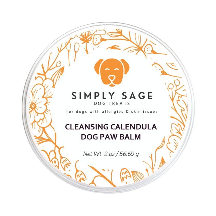 Simply Sage Dog Treats, LLC - Wholesale Pet Paw/Nail Care Accessory - Calendula Dog Paw Balm, Pet Skincare, Pet Grooming, Paw Care