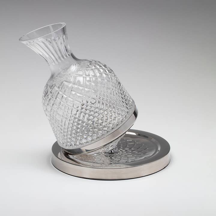 Cork Pops Inc - Vente Carafe - Carafe à vin ou à spiritueux rotative, révolution à 350 degrés1