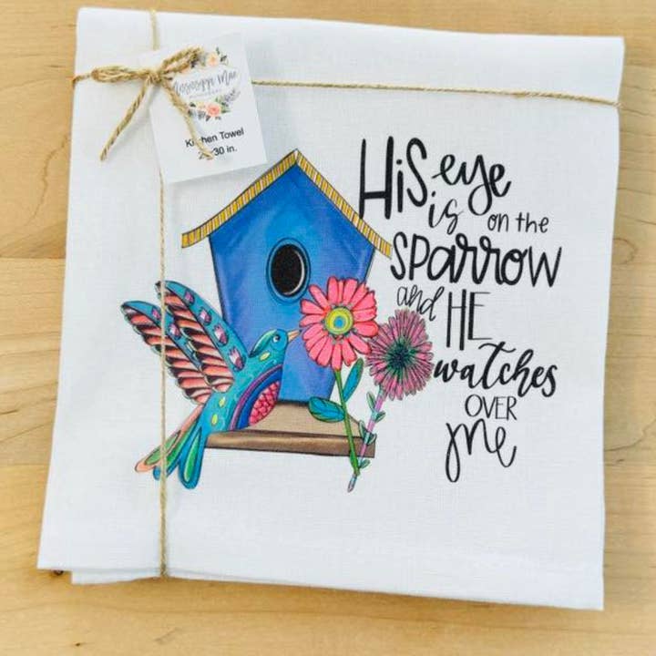 Mississippi Mae Monograms - Wholesale Tea Towel - Sparrow Kitchen Towel1