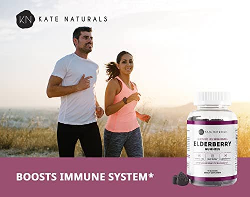 Kate Naturals - Venta al por mayor Suplementos/vitaminas para beber - Gomitas de saúco (90 unidades)6