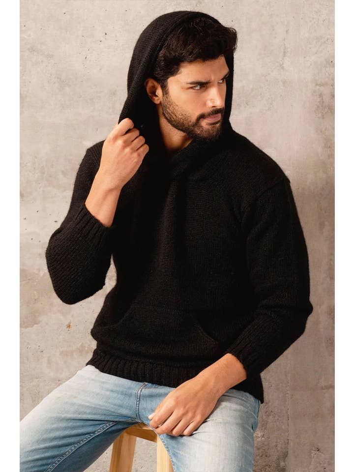 Alpaca Collections - Wholesale Hoodie - Men's - Brian Alpaca Hoodie