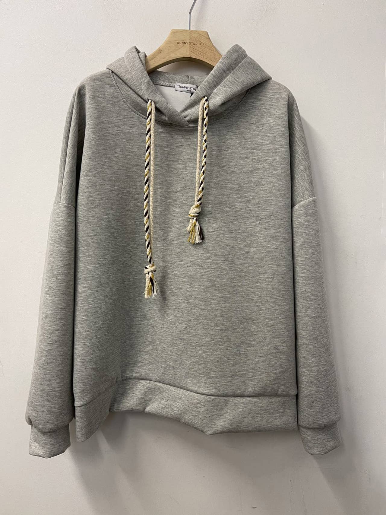 Grau Dicker Kapuzenpullover für den Großhandel auf Faire4