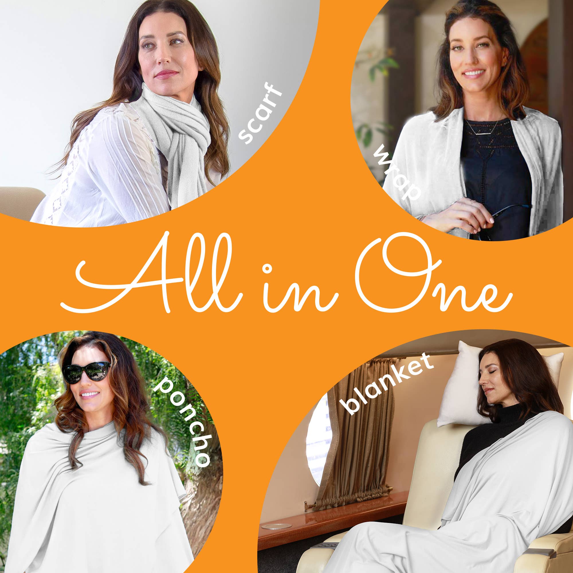 HappyLuxe – Großhandel Schultertuch – Damen – The Wayfarer Reisetuch in Silbergrau1