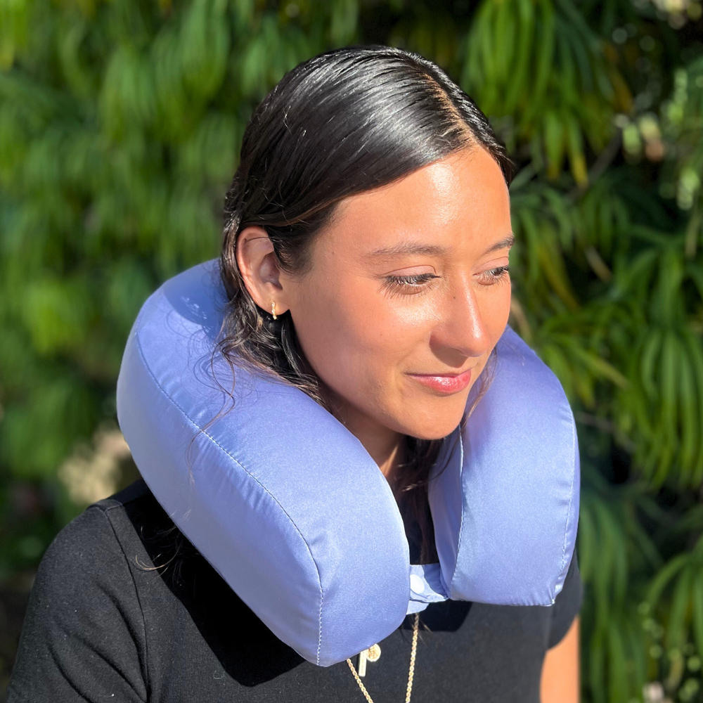 Hang Accessories - Venta al por mayor Cojín de viaje - Almohada cervical de espuma viscoelástica satinada18