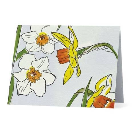 Carte de notes : Fleur (jonquilles) pour la vente par PenStorm (It's mightier)