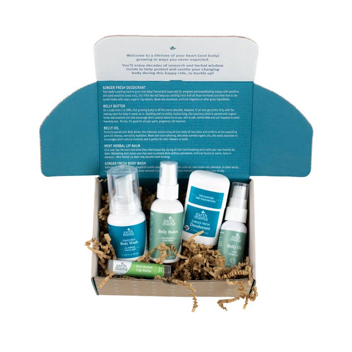 Earth Mama Organics - Wholesale New Mom Gift Box/Set - A Little Something For Mama-To-Be